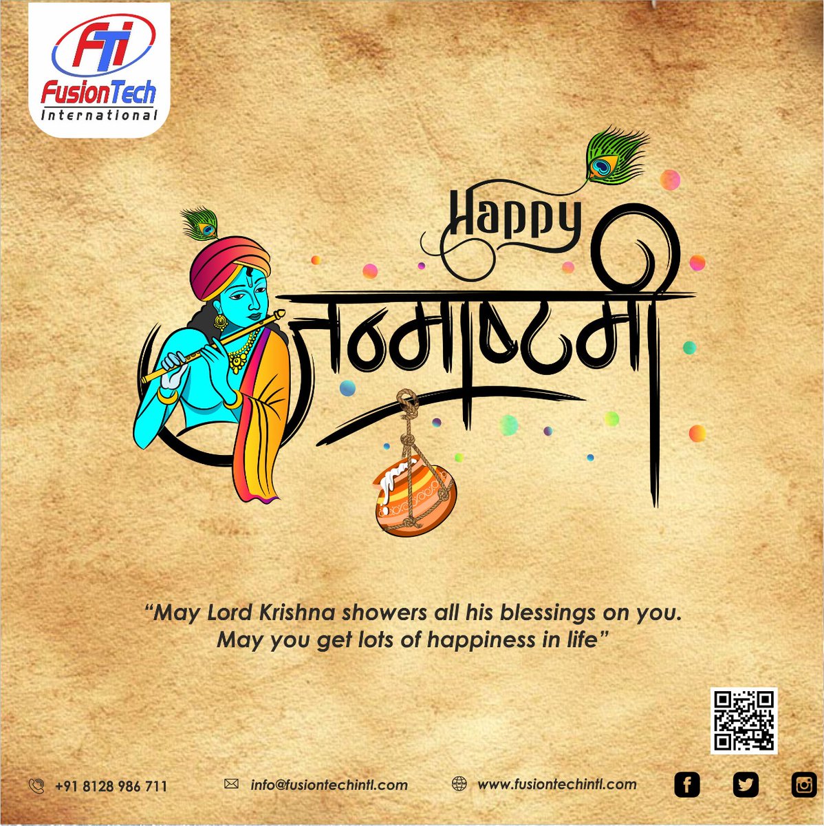 OfficeFti's tweet image. Happy Janmashtami! 🎉

#janmastami2022 #happyJanmastami #fusiontech
#fusion360
@fusiontechintl