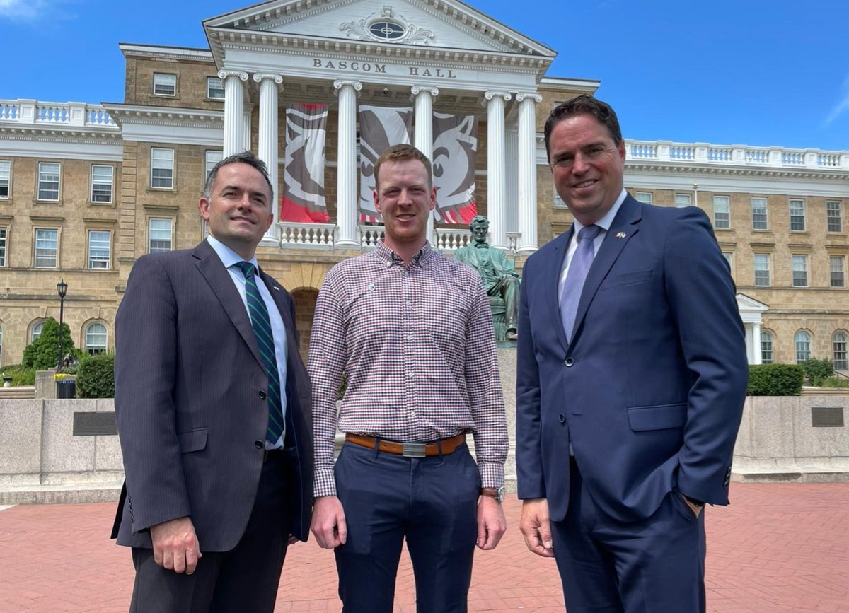 Conor Holohan (@conor_holohan) on Twitter photo Pleasure meeting embassy agriculture counsellor <a href="/brown_finbar/">Finbar Brown</a> and Irish minister of state <a href="/martinheydonfg/">Martin Heydon</a> today to share some experiences about <a href="/Fulbright_Eire/">Fulbright Ireland</a> and my time <a href="/UWMadison/">UW–Madison</a> Pleasure meeting embassy agriculture counsellor <a href="/brown_finbar/">Finbar Brown</a> and Irish minister of state <a href="/martinheydonfg/">Martin Heydon</a> today to share some experiences about <a href="/Fulbright_Eire/">Fulbright Ireland</a> and my time <a href="/UWMadison/">UW–Madison</a>