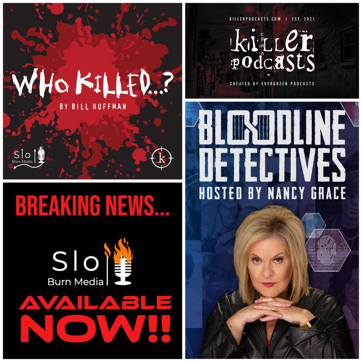 billhuffman3's tweet photo. What?? Yep, THE @NancyGrace
"graced" the Who Killed…? studio this week 🤯 to breakdown down #Delphi, Amy #Mihaljevic & even a lil #SpringfieldThree. She was great! Please find it wherever you get your podcasts. Thanks to #Filmrise,
@killer_podcast 🕵️♂️🎙🎧
https://t.co/hqdKWVdAKM https://t.co/DLo8J2F8y4