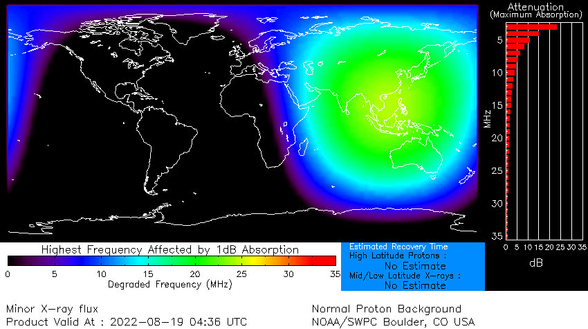 _SpaceWeather_'s tweet photo. Minor R1 radio blackout in progress (≥M1 - current: M1.22)
Follow live on https://t.co/3Xxrvc3cpA https://t.co/rwKFg3jxMA