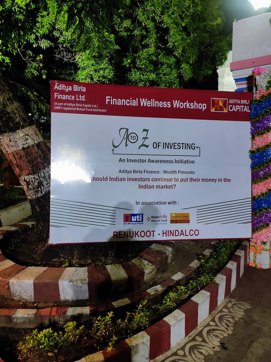 Rakshit_Finance's tweet photo. Financial Wellness Workshop at Hindalco - Renukoot in presence of COO Nagesh Sir Cluster HR Head Jasbir Singh Sir
#FinancialPlanning 
#investments
#awareness 
@Pawan_Joseph @AnandDasGupta15 @abcapital @Hindalco_World @abfinance https://t.co/SQWjxQzZGr