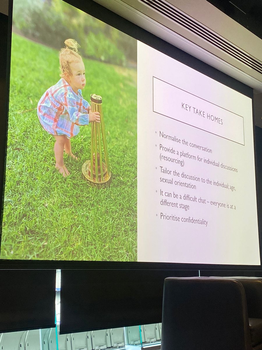 BJSM_BMJ's tweet image. Extremely insightful presentation by @inge_pip on fertility conversations &amp;amp; real sport perspectives in female athletes. 

#WISC22 @LaTrobeHERsport @LaTrobeSEM @WISCongress