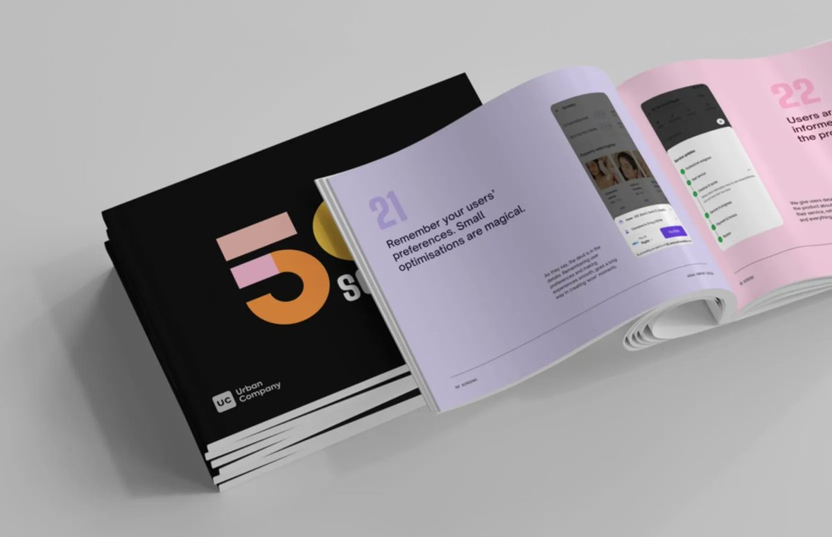 Godgeez's tweet image. The design team @urbancompany_UC have brewed a collection of 50 design cheat codes.

Launching coming Monday. A select few will get physical copies as well 🔥

Stay tuned!