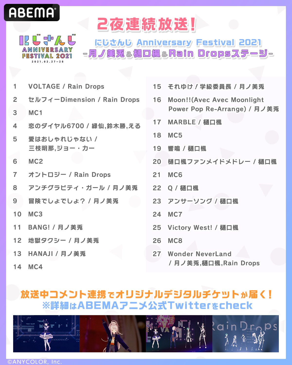 にじさんじANNIVERSARY festival2021 ピンズセット
