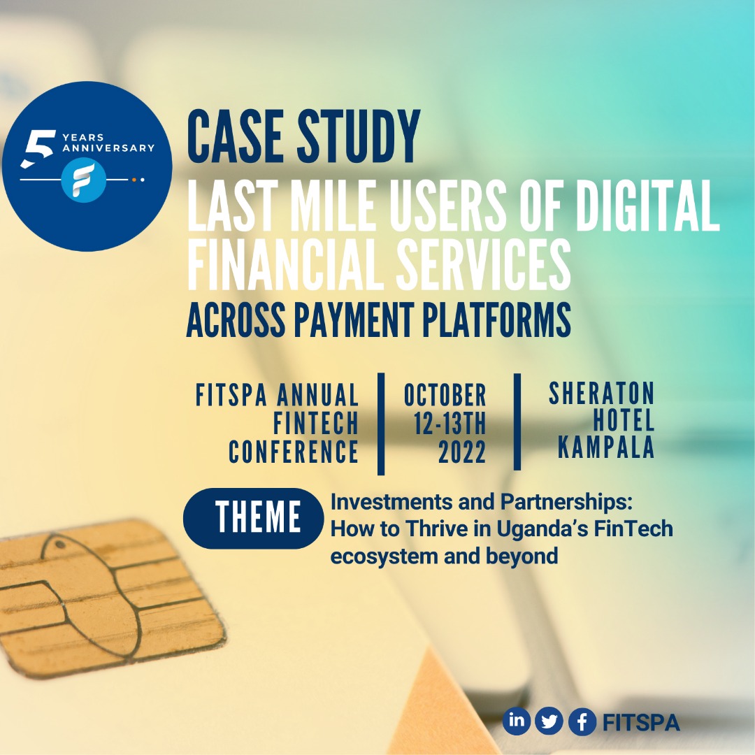FitspaUG's tweet photo. #TopicsofDiscussion
Have you registered for the FITSPA Annual Fintech Conference? Join us to discuss interesting topics related to last mile usage of DFS.
Follow the link for registration and participation details. https://t.co/ZLwZvBAakr https://t.co/dHpDVtQ6g9