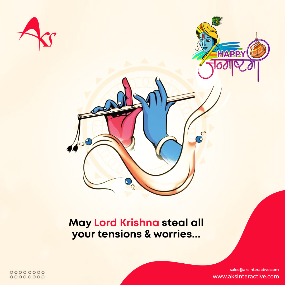 aksinteractive's tweet photo. May Lord Krishna be with you and your family, always! Blessings of Health, Wealth, Love, and Happiness. Team AKS wishes you all a very Happy Krishna Janmashtami

#happyjanmashtami #happyjanmashtami2022 #janmashtami2022 #krishnajanmashtami #happykrishnajanmashtami #AKSInteractive https://t.co/xtvky6qZIn