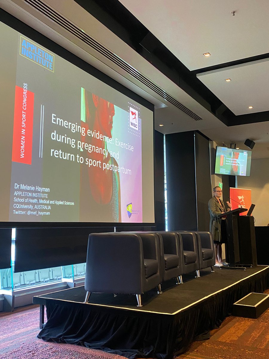 BJSM_BMJ's tweet image. Pregnancy and athletes - where are we at? 🤰

A talk full of passion from @mel_hayman. Covering essential education and recommendations all pregnant athletes and professionals working with pregnant athletes should know.

#WISC22

@CQU @LaTrobeSEM @LaTrobeHERsport