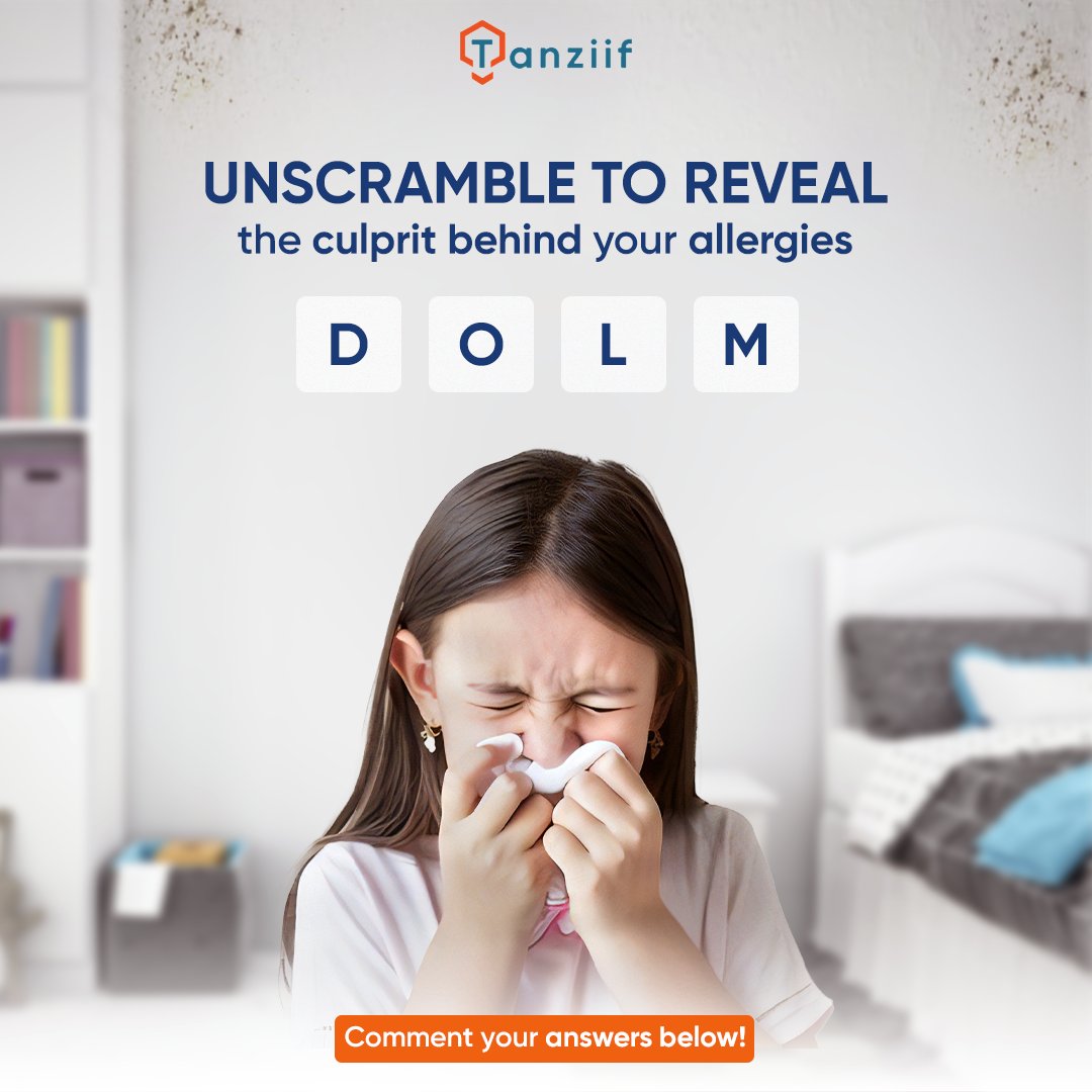 TanziifAE's tweet photo. Let no allergies prevent you from doing what you love doing daily. Always keep your phone handy because we are just a call away. 

Unscramble the word to reveal what aggravates your allergies and let us know in the comments below!👇
#guessthegibberish #guesstheword https://t.co/McfQnvEtab
