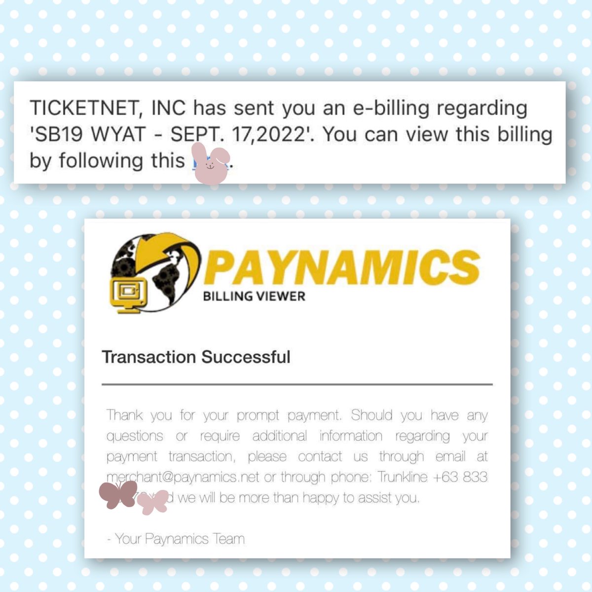 LayzelleLEE's tweet photo. Shoutout to my hambogest friend @maxinejiji for securing our @SB19Official WYAT concert tickets 🥹 Nakakaiyak! Grabe yung hirap ng pagkuha ng tickets online kahapon pero hindi kami nawalan ng pag-asa. So..see you soon #SB19 💙

#WYATKickOffConcert
#WhereYouAtSB19 https://t.co/ah4IMdQrG1