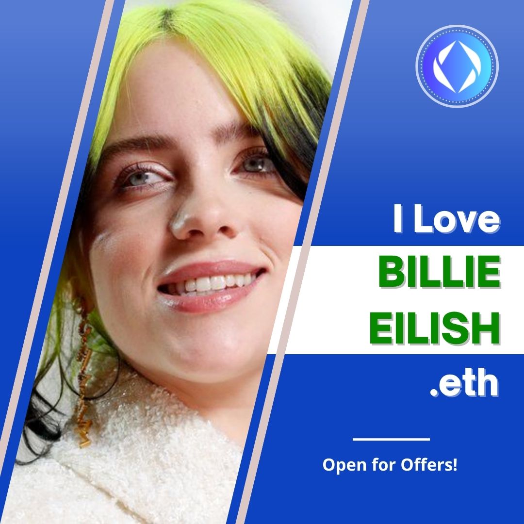 Inviting all the super fans of .@billieeilish to express your Love!

$ENS - ILoveBillieEilish.eth is open for offers

opensea.io/assets/ethereu…

#ENS #ENSDomain #billieeilish #billie #NFT