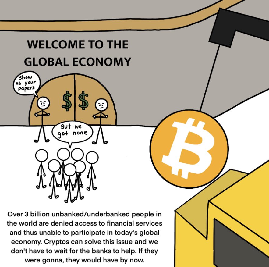 jobicanobi's tweet photo. Banking the unbanked is solved with blockchain #TheGreatRebrand https://t.co/wt3xreGmAb