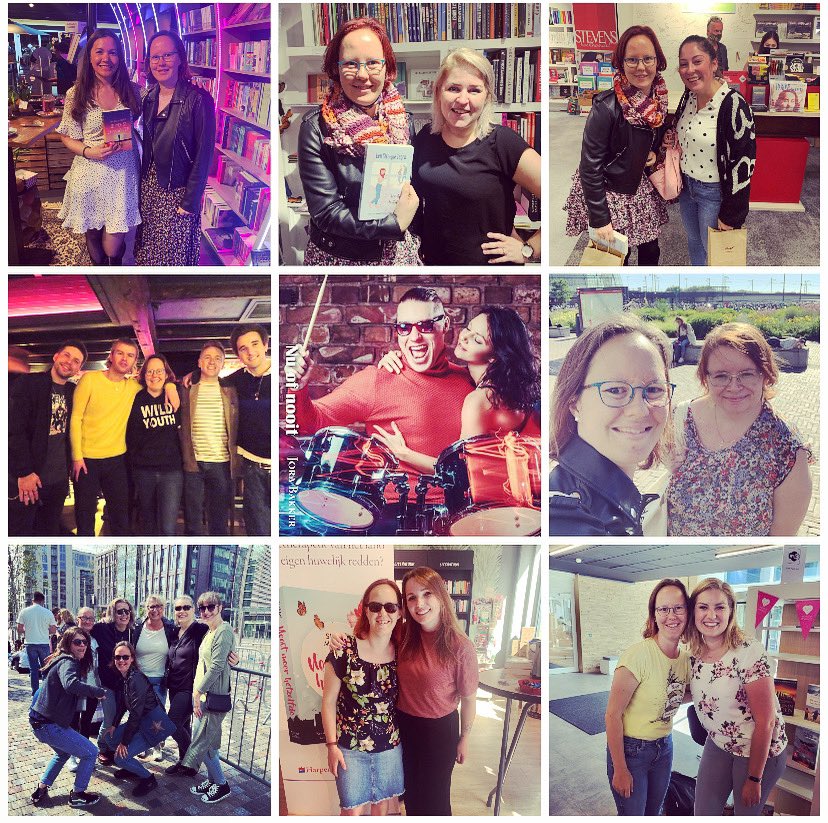 joorloveswrit's tweet photo. Just wanna say Iโm so thankful what all happened after release of my first book ๐ โค๏ธ and grateful to meet a lot of Awsome people ๐ Thank you ๐๐ป @Katie89_x @mehl_vg #thankyou #almostayear #bijnaeenjaar #nuofnooit #friends #schrijvers https://t.co/s8WuoZWlI5