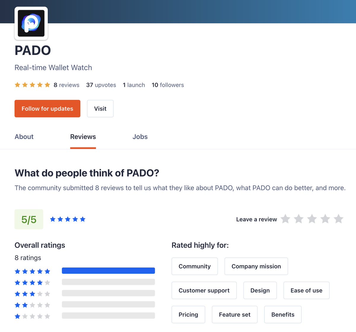 저희 #pado 서비스가 프로덕트 헌트에 등록되어 있습니다!
upvote 한 번씩 부탁드립니다 🙏

Our #pado service is registered with Product Hunt!
Please upvote 🙏

producthunt.com/products/pado/…