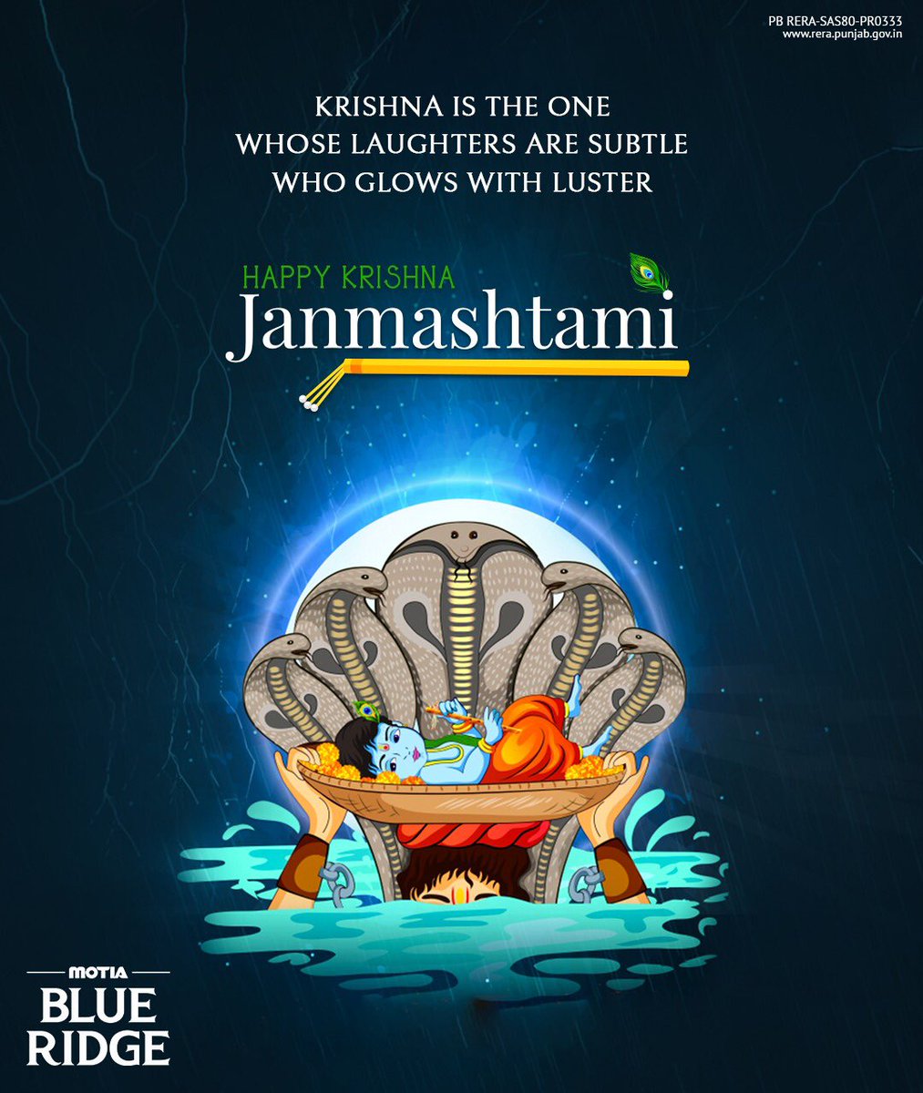 Motia_Group's tweet photo. May this Janmashtami bring immense happiness and success to your life.
 Let’s enjoy the festival with love and immense joy in our heart.

Warm wishes to everyone from Motia Blue Ridge.

#MotiaGroup #MotiaBlueRidge #laddugopal #radhakrishan #dahihandi #srikrishnajanmashtami https://t.co/qMW50FxHs2