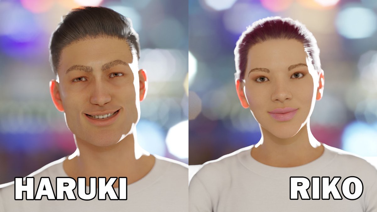 chuunenkojika's tweet photo. @TwitterJP キャラクター達に名前を付けてみました。#blender #b3d #HumGen https://t.co/xZn6HoTl4B