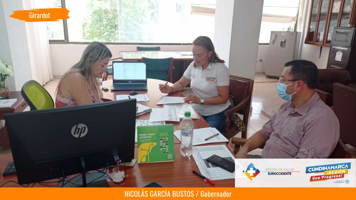SecSaludCundi's tweet photo. En articulación, Oficina de Participación #OPACS y Dir. de Aseguramiento realizaron asistencia técnica en #RegiónDeSalud #Suroccidente a secretarías de Salud de #Girardot y de #Apulo, y al nuevo gerente del Hospital de Tocaima, Manuel Fernández
#Cundinamarca #RegiónQueProgresa https://t.co/ey5kLxi3ea