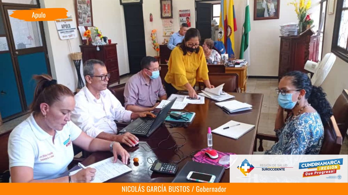 SecSaludCundi's tweet photo. En articulación, Oficina de Participación #OPACS y Dir. de Aseguramiento realizaron asistencia técnica en #RegiónDeSalud #Suroccidente a secretarías de Salud de #Girardot y de #Apulo, y al nuevo gerente del Hospital de Tocaima, Manuel Fernández
#Cundinamarca #RegiónQueProgresa https://t.co/ey5kLxi3ea