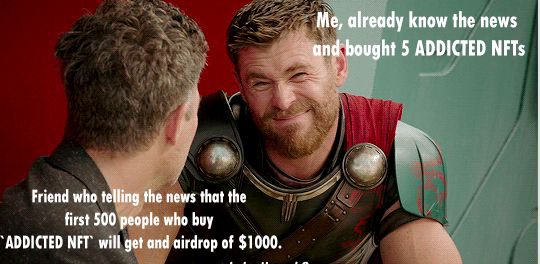 Sachiya_01's tweet photo. @addictedNFTs #Addictmeme #memecontest #cryptocurrency
@addictedNFTs
My 3rd submission🎃
@k3wGluaLjksaTUz @Alison_m2000 @jsadlowe https://t.co/pkLS99DUGb