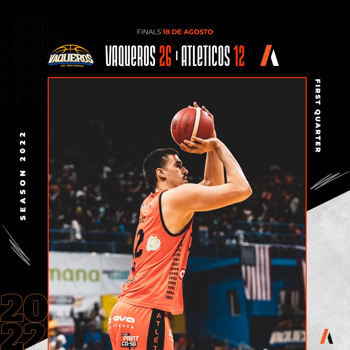 atleticosbsn's tweet photo. ¡Vamos al segundo parcial! 😤

#AhoraQuienSeQuita #AllFor15 https://t.co/Hypi90wDkx