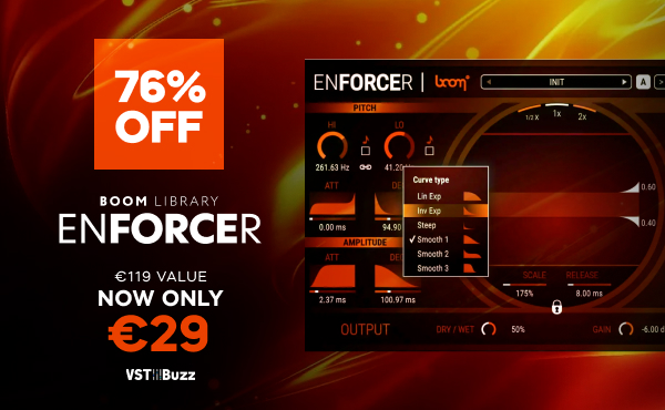 SampleSReview's tweet photo. 76% off “ENFORCER” by BOOM Library
Get DEAL Here: https://t.co/04khVJ3VY5
 Beef up your sounds!
#plugin #plugindeals #pluginsales #vstbuzz #musicproducer #producerlife #musicproducers #musicproduction #Enforcer #boomlibrary #Deals #deal https://t.co/IZfK8JP0jP