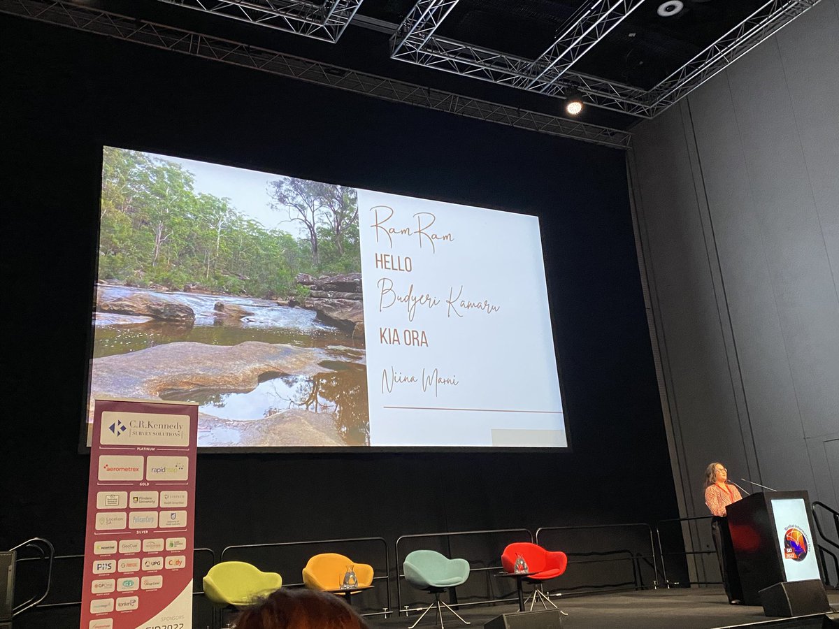 G_Maguire's tweet photo. Congratulations @SSSI_SA for gender equality. 3 amazing female keynote speaker today opening the @spatialinfoday = understanding, thought provoking &amp; inspiring https://t.co/HRddRYzGQu