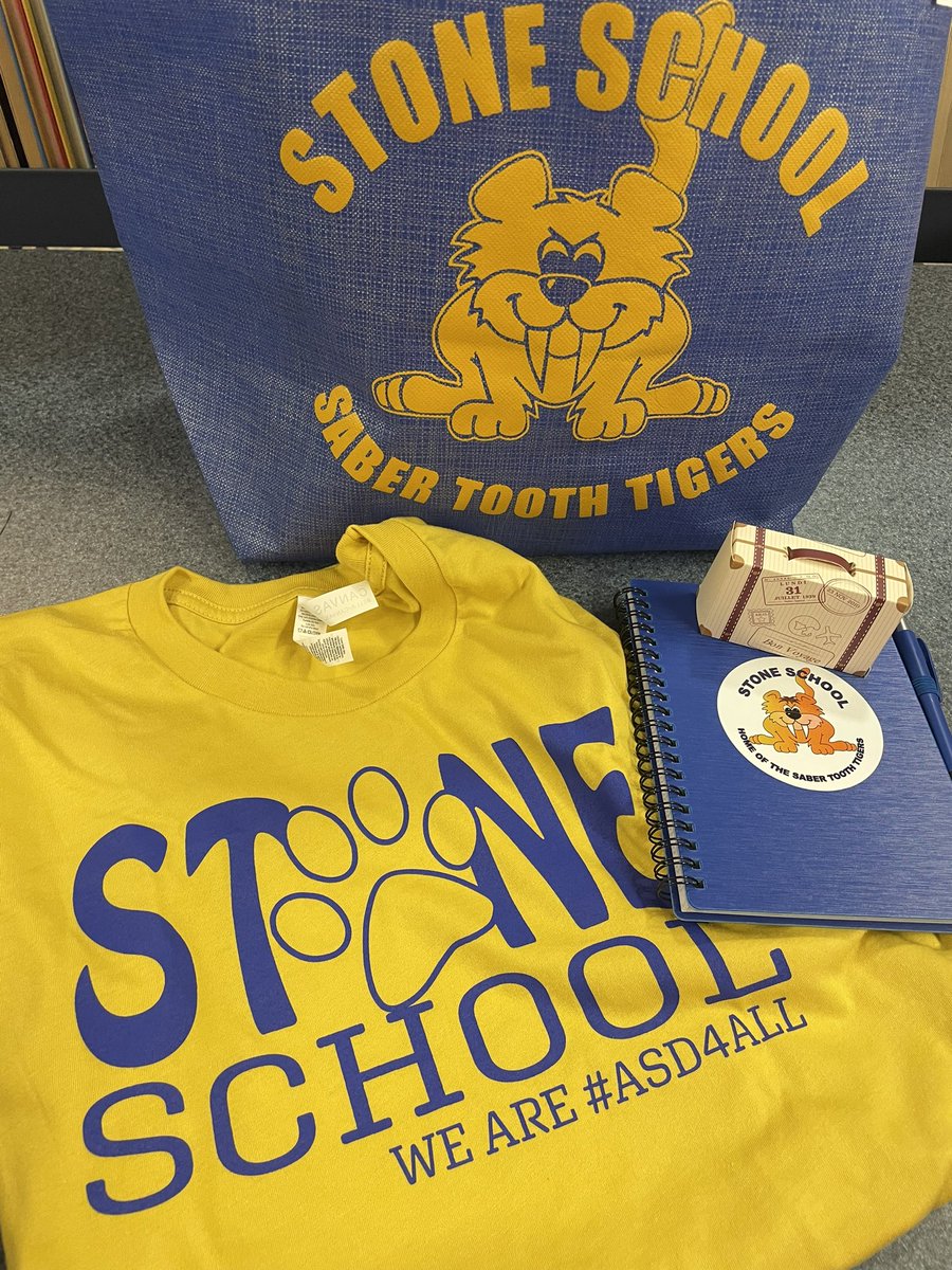 So excited to start a new school year especially with some sweet new <a href="/StoneSchool4/">Stone School</a> swag! Thanks <a href="/c_villalobos4/">Cristina Villalobos</a> ❤️ #ASD4ALL