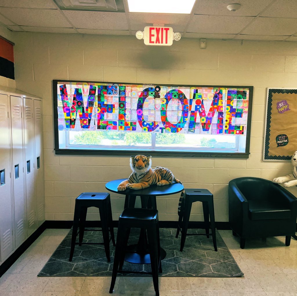 All the third graders wanted to welcome everyone back by creating this colorful collaborative welcome banner!Be sure to check it out! #ibtigerpride