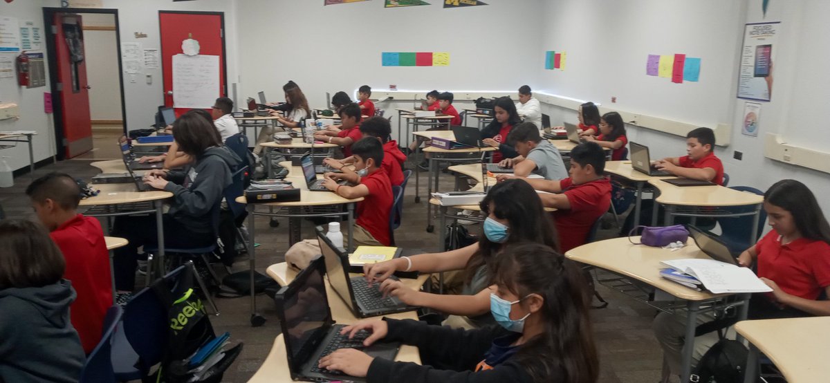 iserra01_ssms's tweet photo. AVID Warriors getting familiar with Technology/Schoology as they work on their first Learning Log. Thanks to our librarian @VEspinoza_SSMS for helping with some tech issues this week. #AVIDSTRONG @JGOMEZ_SSMS @ACarroll_SSMS @SSanchez_MS https://t.co/f7K53ZtWtt