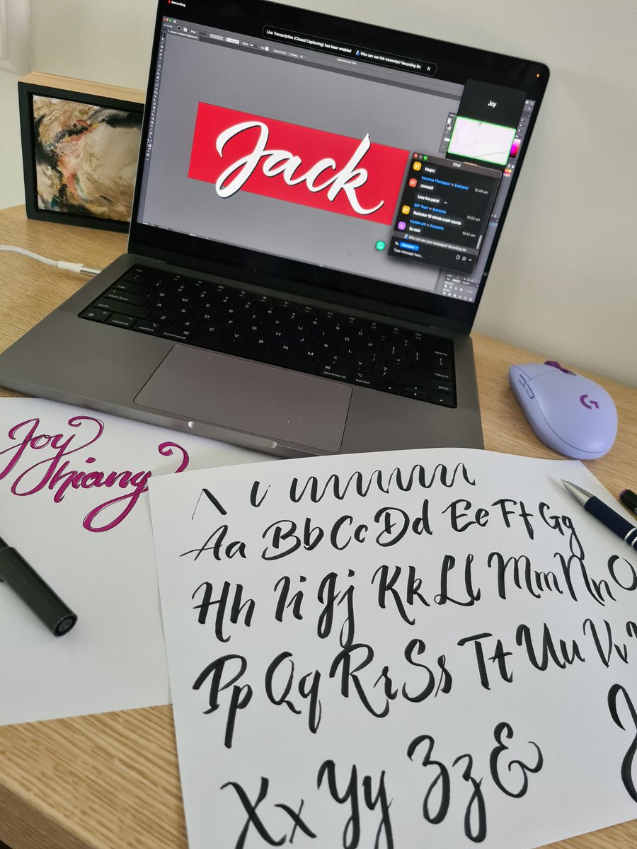 joychiangart's tweet photo. So much fun learning brush painting with @letterjack for @MyBFF #supercreatives workshop this morning!
#happyFriday! https://t.co/i9pCGOijYp