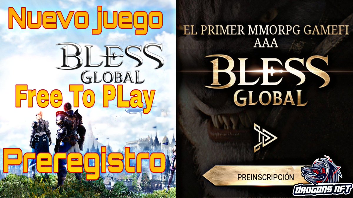Drogons88's tweet photo. 📌!!Nuevo juego !! Free to PLay 
Preregistro  "BlessGlobal"
👇🏻Míralo aquí 
https://t.co/GyrYXJUzH2
👆🏻 Suscríbete al canal para más vídeos así sorteos y más 
#PlayToEarn #freetoplay #NFTCommunity #GameFi
https://t.co/X27kSvSfM8 https://t.co/Wd3U8V3Sg5