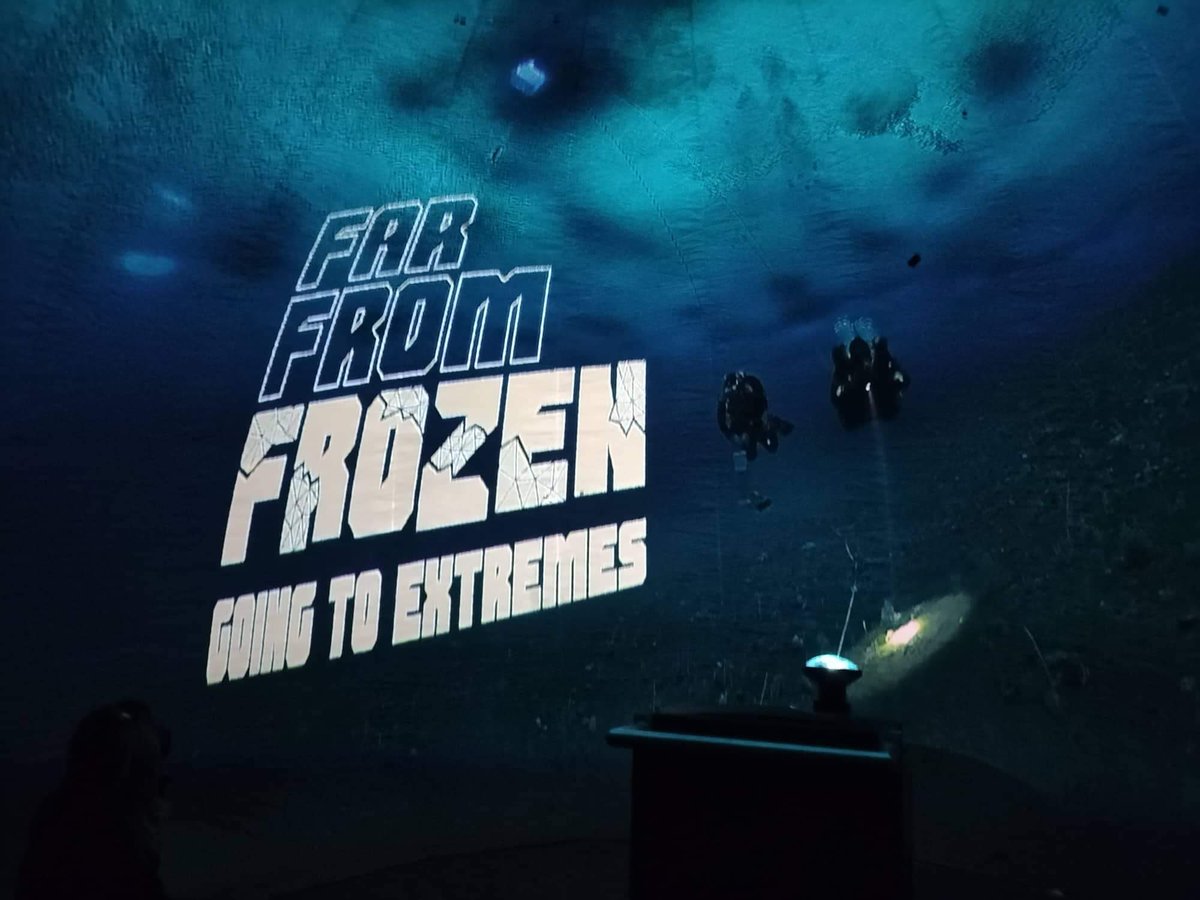 The world premiere of Far from Frozen: Going to Extremes, happening now on Rēkohu for the Chatham Islands Festival of Science!