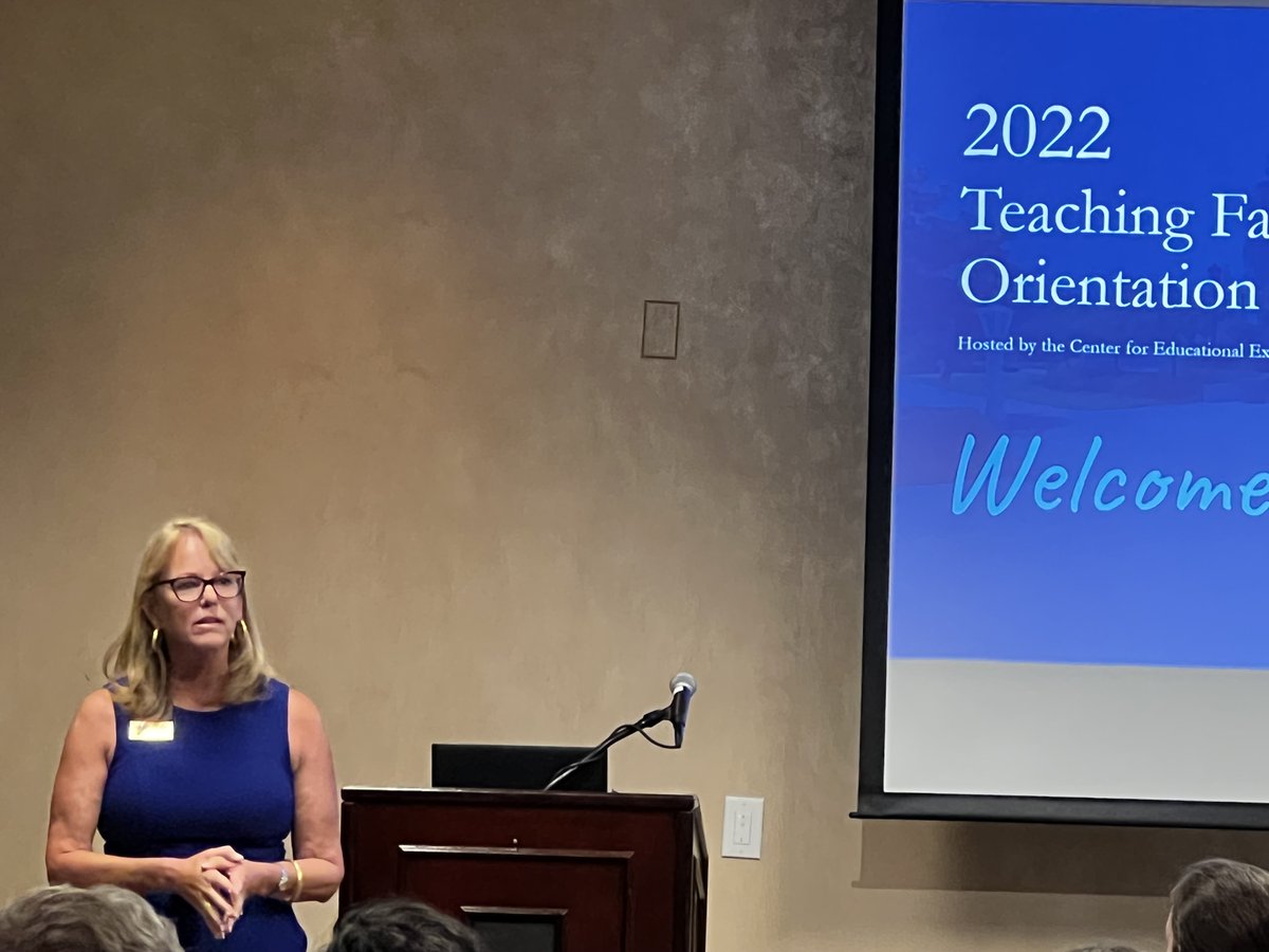 The fall semester is just weeks away! Today,  Dr. Kathy Marsh welcomed new faculty to USD at the Teaching Faculty Orientation.  We will introduce you to our new professors in the coming weeks!