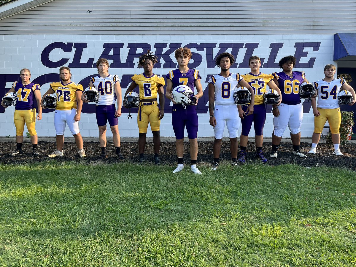 ClarksvilleFB's tweet photo. New year. New look. Same tradition. THE Clarksville High School is ready for the 2022 season. #BuiltDifferent #underarmour https://t.co/FADd4DxWwl