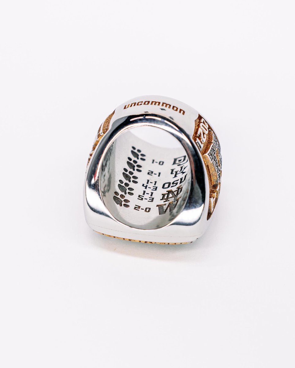 ClemsonMSoccer's tweet photo. Those are some really big rings!!! 💍🤩 

The 2021 National Champs just got some new drip 😏

#ClemsonUnited🧡💜 https://t.co/kqULbfgSwI
