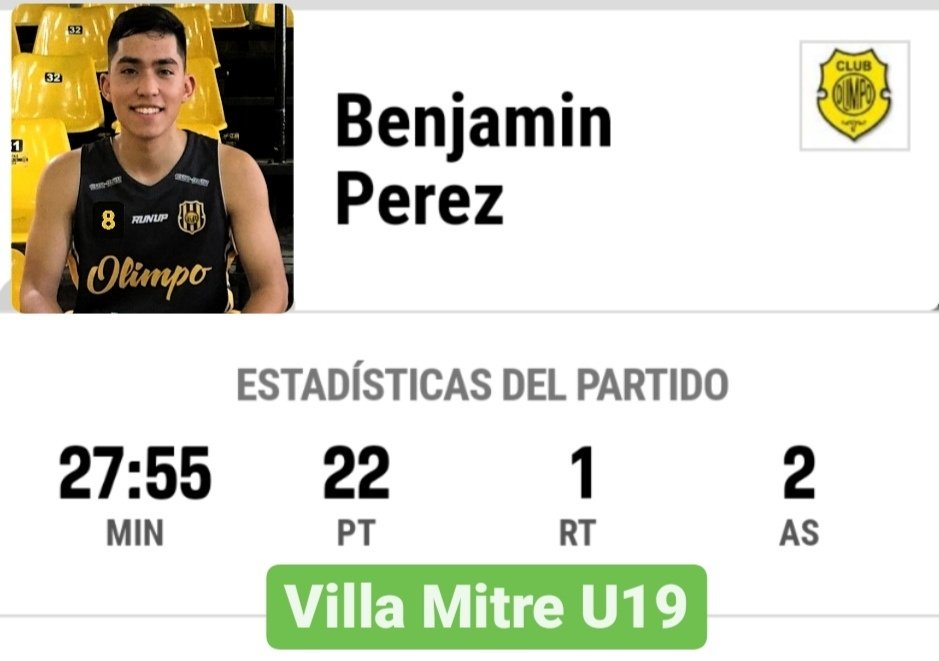 cristianperez_8's tweet photo. Sigue en tierras argentinas 🇦🇷 @benjaminperezss con buenos números defendiendo los colores de @OlimpoBasket_
Además hoy obtuvo 100% en lanzamiento libres 9 de 9.
Vamos por más
#LoMejorEstaxVenir
#Just_Flow
@ChileFeba
@DiegoGasparSaez https://t.co/2Kj53VJd6z