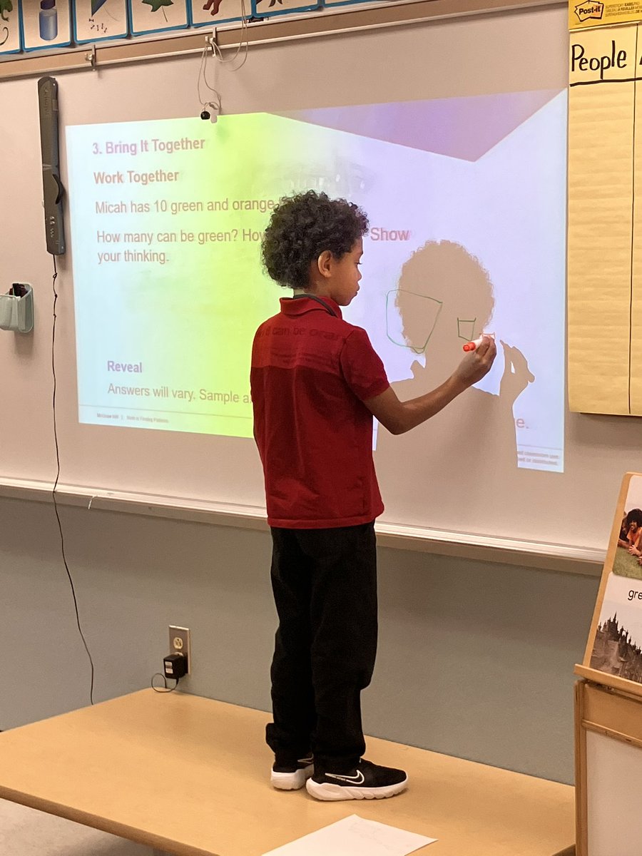 MsMostlyWright's tweet photo. We love sharing our individual math superpowers! 💪🏽 https://t.co/8At3wYDGXe