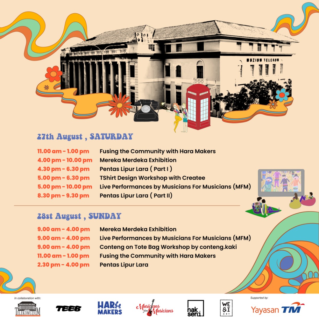 temuweekends's tweet photo. 🧵 (1/2)

Get ready for a month of all things retro, vintage, classic, and more at TEMU MASA!

Here's what we've got planned for #TEMUWeekends in August! You don't want to miss out on any of these, so bring your friends and family! –– https://t.co/dutrRFDZVQ