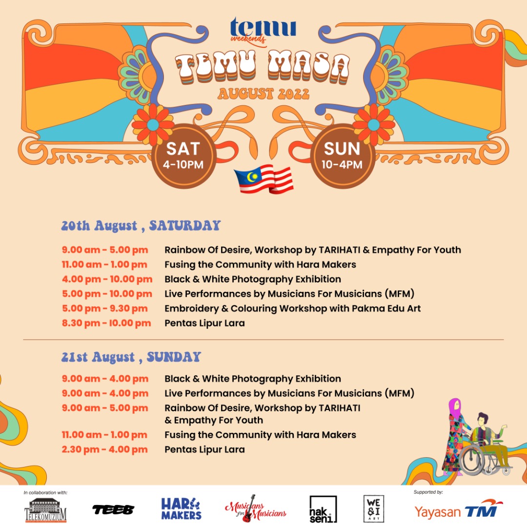 temuweekends's tweet photo. 🧵 (1/2)

Get ready for a month of all things retro, vintage, classic, and more at TEMU MASA!

Here's what we've got planned for #TEMUWeekends in August! You don't want to miss out on any of these, so bring your friends and family! –– https://t.co/dutrRFDZVQ