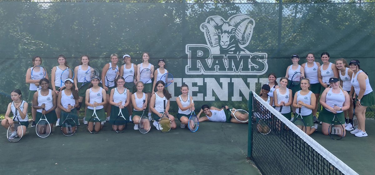 Let the matches begin! Great day to host VHHS! @GoGCHSRams #RamsLife #ramily #TennisTime