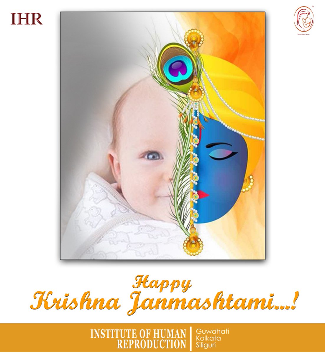 #IHR wishes everyone a very happy #Janmashtami. May Lord Krishna shower the light and love of #motherhood in your life!

#Parenthood #InfertilitySpecialist #InfertilityTreatment #IVFCentre #BestIVFCentre #Guwahati #GoenkaNursingHome
- Posted by Ryzely