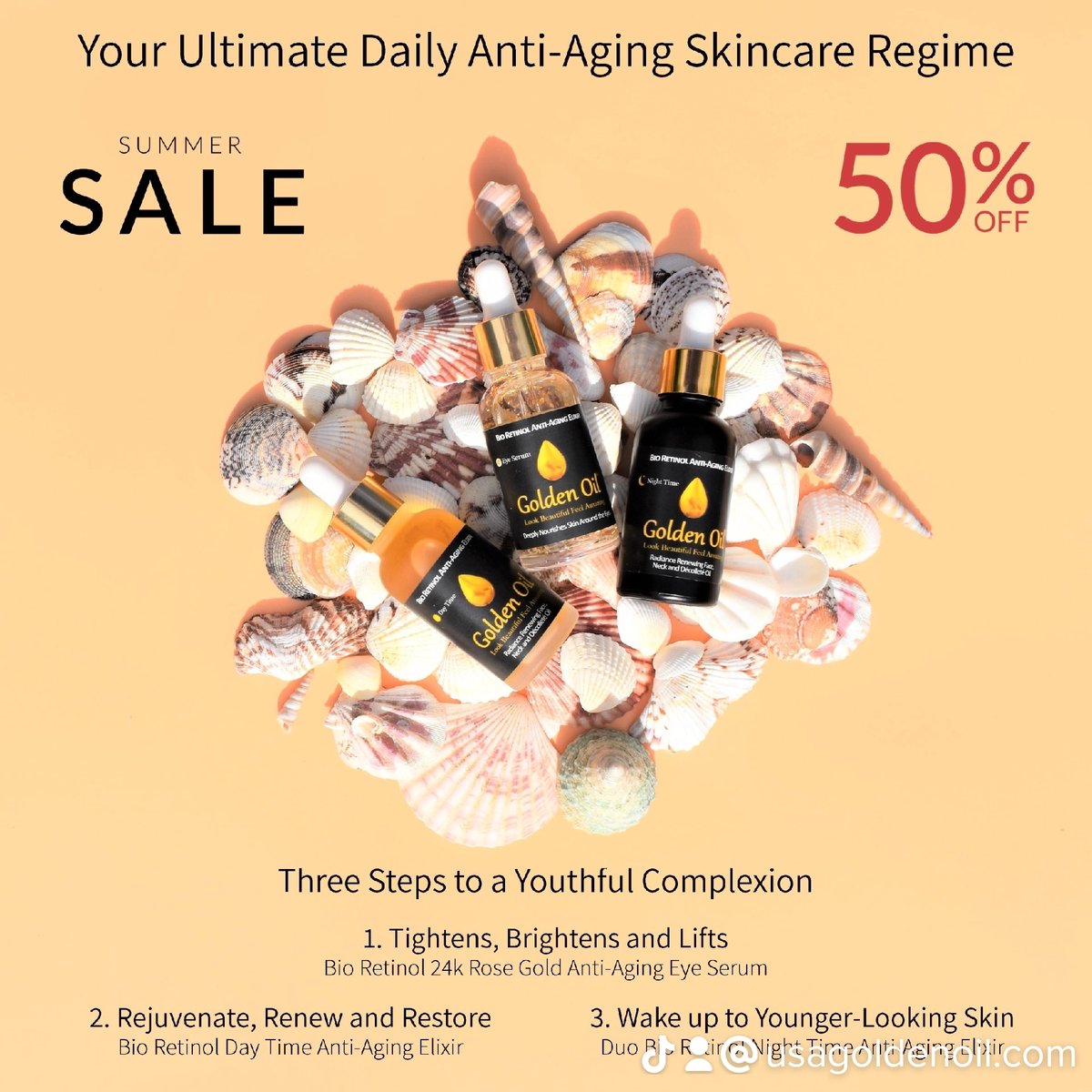 Super Skincare Sale 50% off: usagoldenoil.com

#50plusandfabulous #50plusblogger #50plusbeauty #over40beauty #over40 #over50beauty #over50 #50plusbeauty #over40skincare #over50skincare #metime #50plusskincare #beautyover50 #thisis51 #realbeauty #skincareproducts #skincare