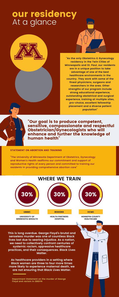 UMNobgynres's tweet photo. A brief of our residency program!
#ACOGResidencyShowcase #ACOGResWeek2022 #ACOGMedStudent2022 #MedEd #Match2023 #OBGYNMatch #OBGYN #virtualobgynmatch https://t.co/45KA58lUS5