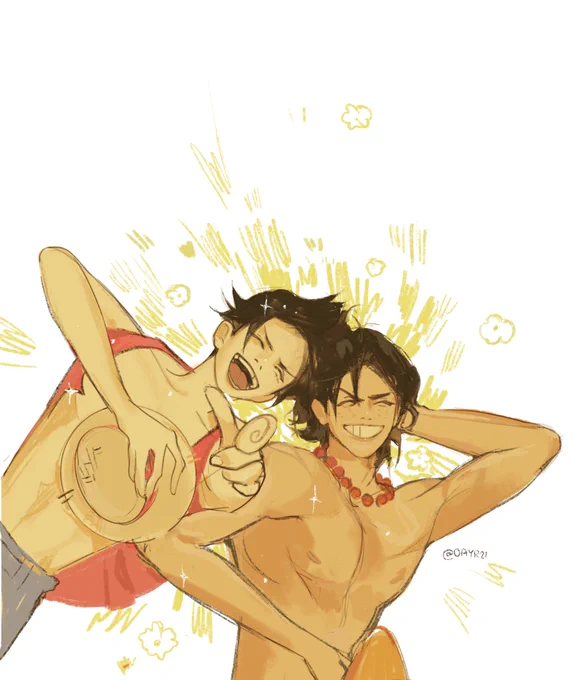 promise to live freely #ONEPIECE #PortgasDAce #luffy 