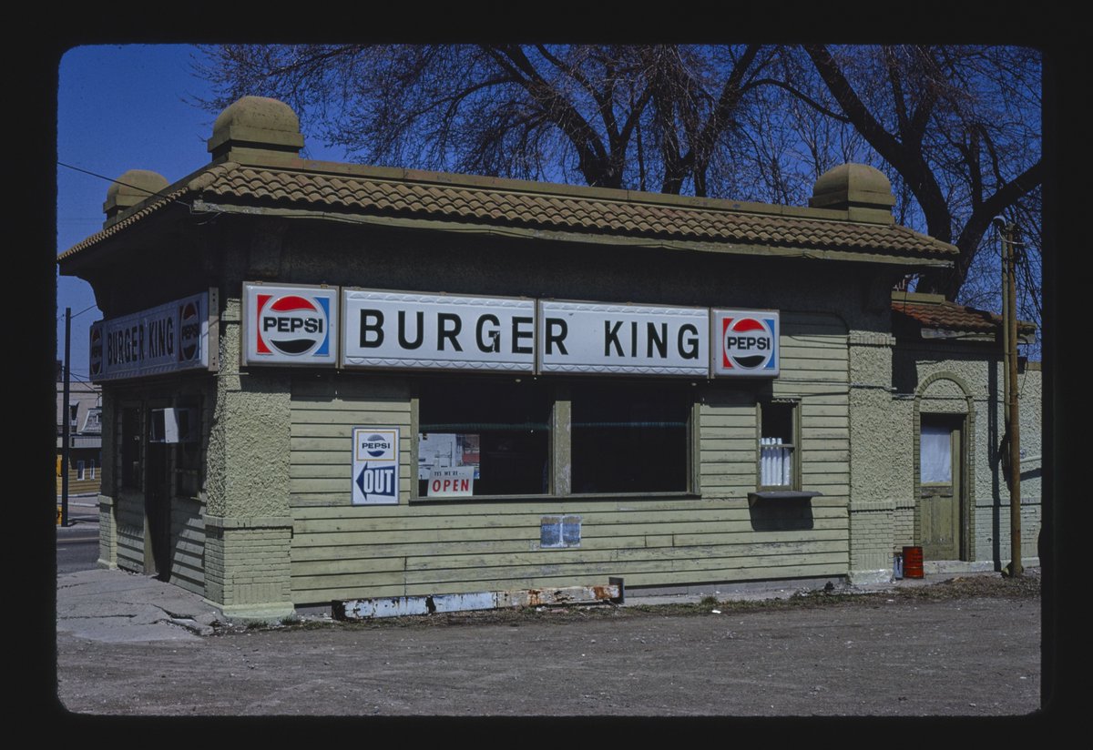 oldroadside's tweet photo. burger king, springfield, ohio, 1980 https://t.co/Fn5iBD8eQH