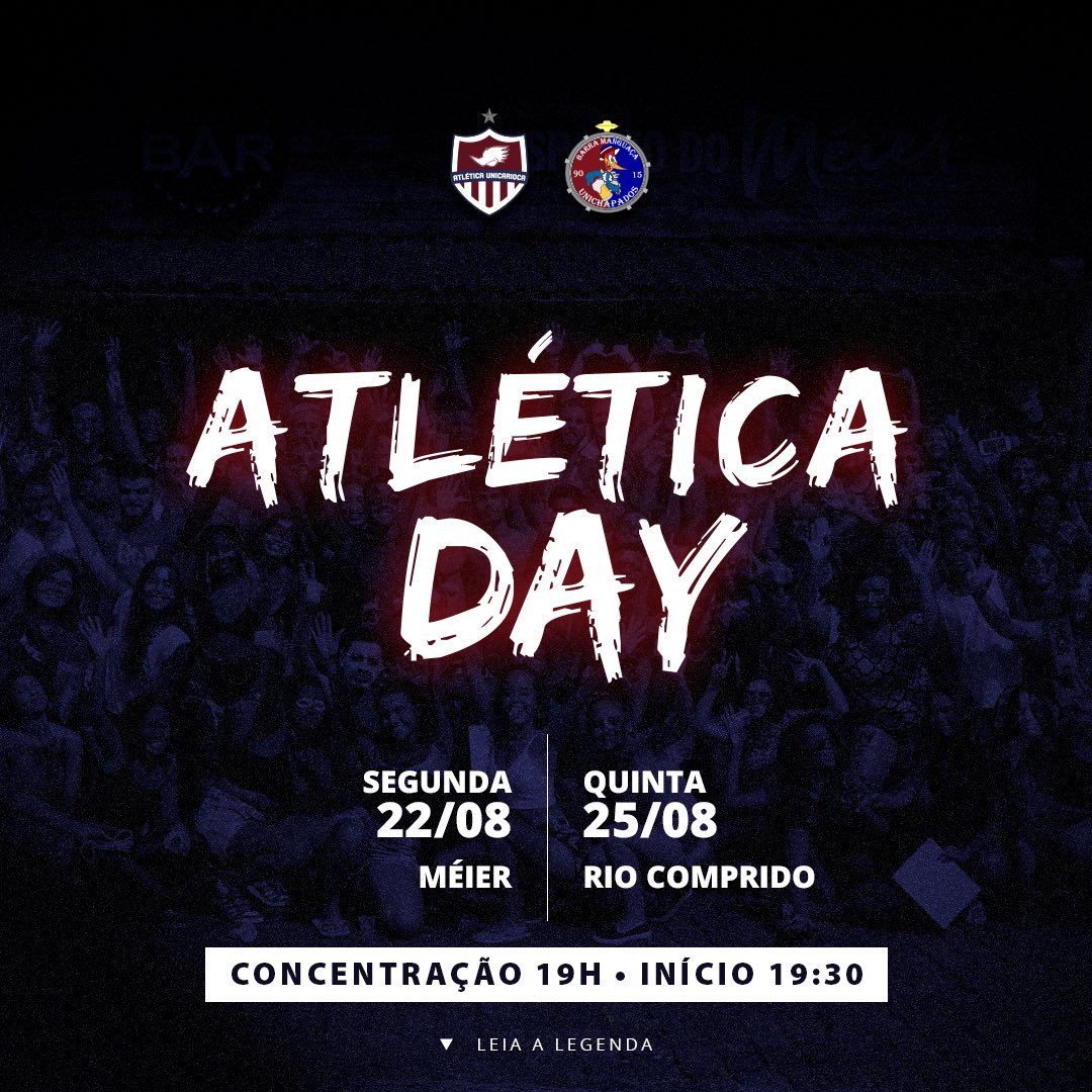 unichapados's tweet photo. Não vai ficar de fora, né?
Cola na Atlética Day que vai ser sucesso!
#AtleticaDay #unicarioca #trote #atleticaunicarioca #unichapados https://t.co/WH6ArqGOfl