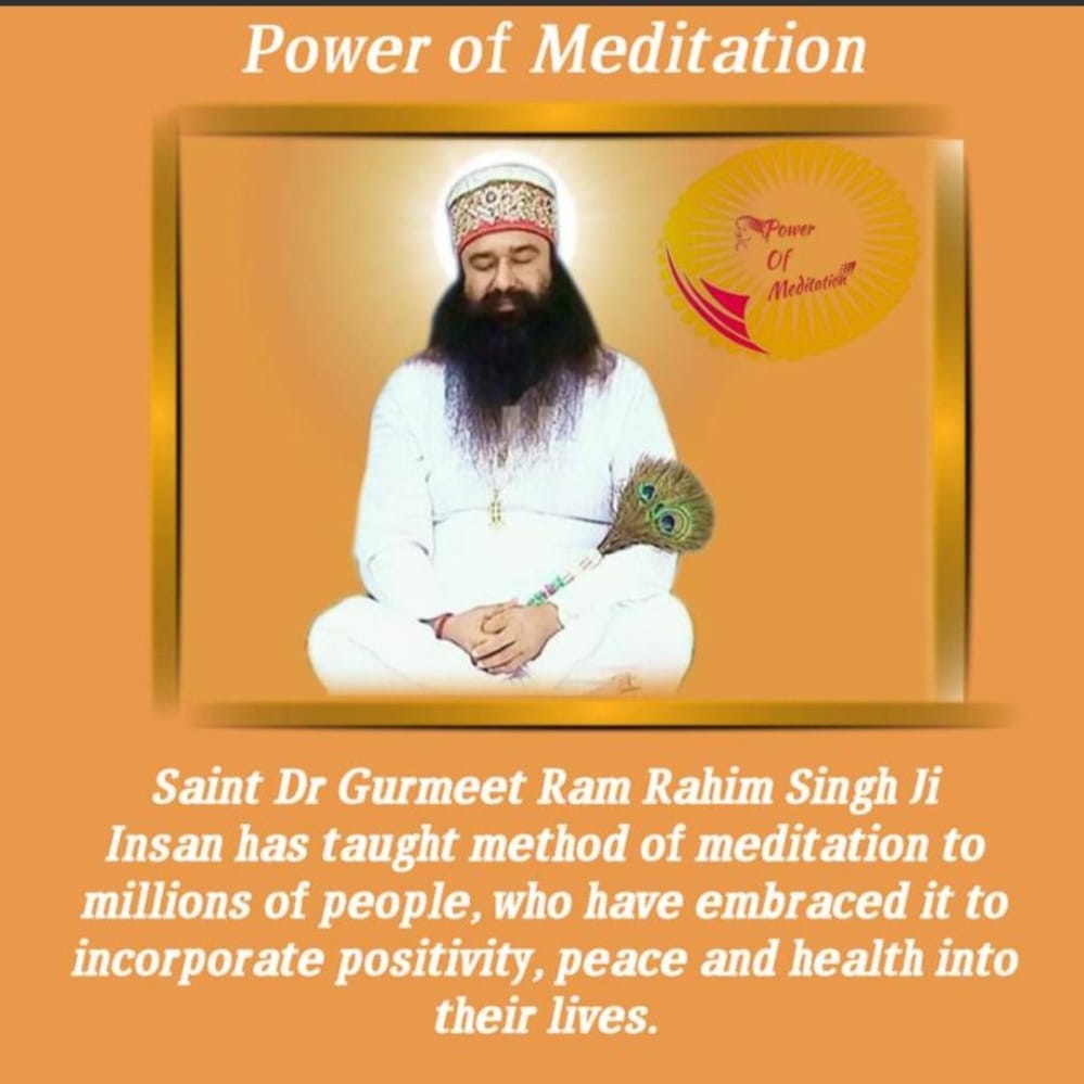 sahilkumar1215's tweet photo. Dedicate your friday to your fitness by doing meditation and exercises, which keeps your mind, soul and body healthy. Saint Gurmeet Ram Rahim Singh Ji Insan teaches that meditation is very important for our mind and soul. Millions of people benifited by this.
#FridayFitness https://t.co/gJox53GoF8