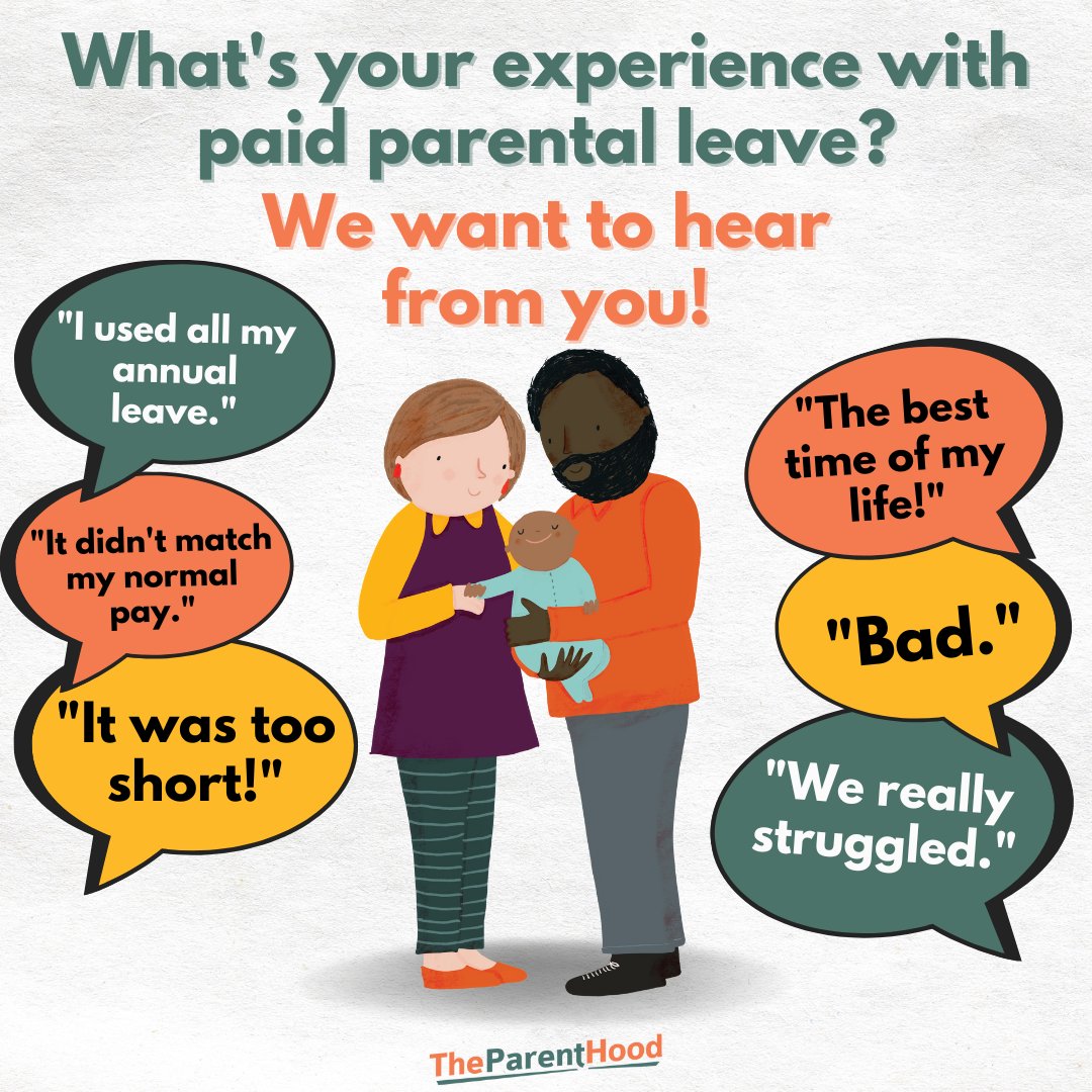 Tell us your experience with paid parental leave! Did you or your partner get any from the Government and/or your employer? Was it long enough? Did you have a supportive workplace?  We would love to hear your story! Use this form: form.typeform.com/to/eAKLqU9d #auspol