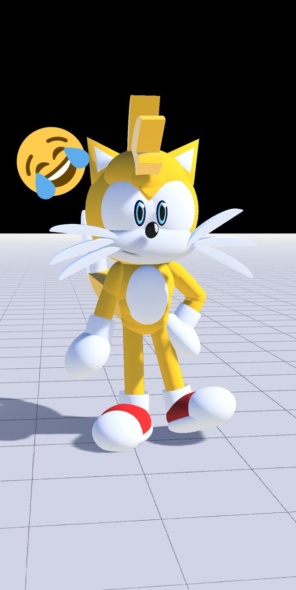 Jim_Robinson199's tweet photo. #Sonic have the Weirdest friend ever 🤣😆 "Meet Tails!"

#Tails #SonicTheHedeghog #Blender3d #blender https://t.co/byF4xYwHvC