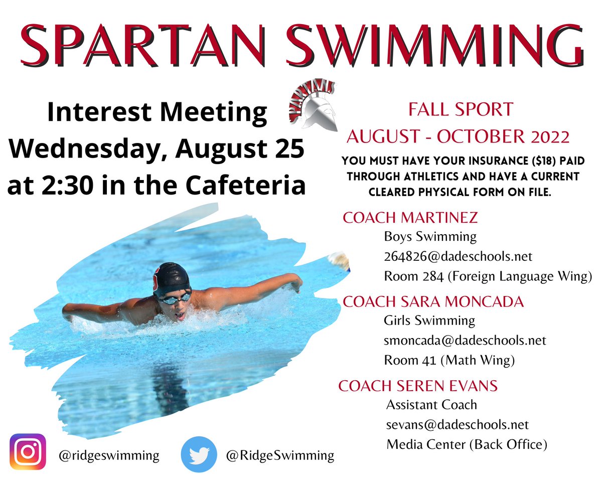 Ridge Swimming tweet media