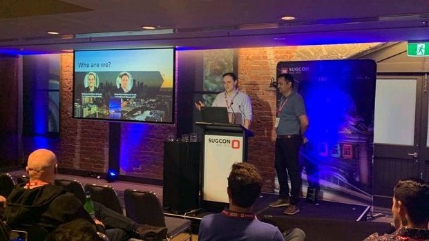 BrisbaneJohn87's tweet image. .@DaveGoosem and @jitusonijk on stage at @sitecore @SUGCONF ANZ 2022 presenting on #SitecoreXM, #CustomerDataPlatform, Personalise and #SitecoreSend. #sugcon #sitecoremvp #sugconanz #sugcon2022 #sugconanz2022 #sitecorecommunity